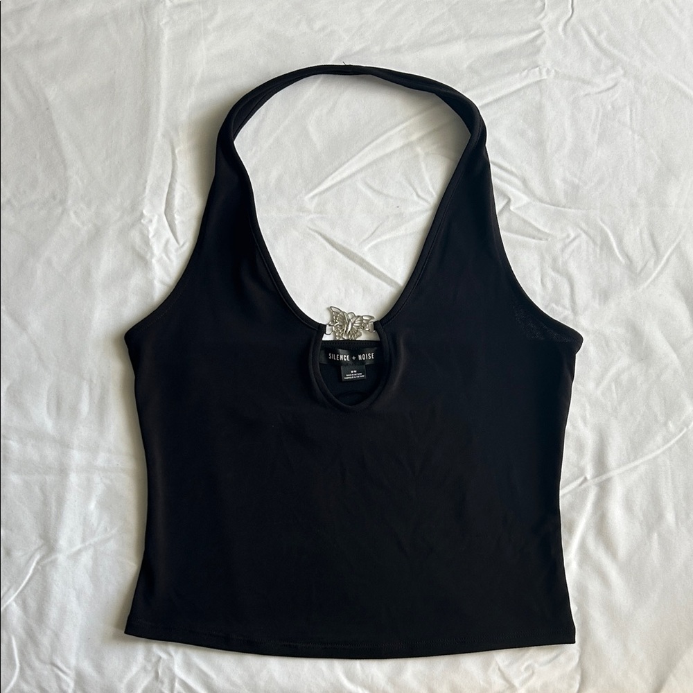Urban Outfitters Black Halter Top
